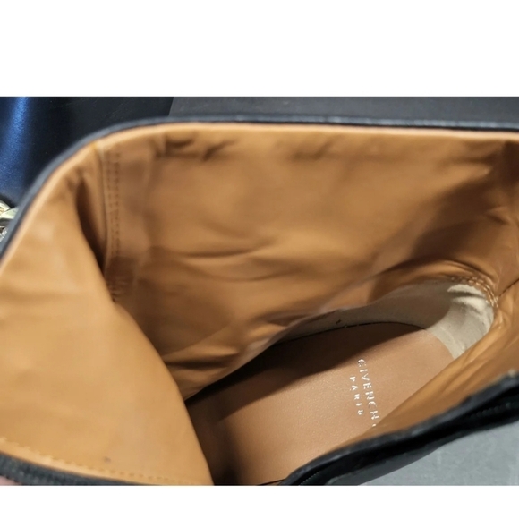 $1550 AUTHENTIC Givenchy Chain Embellished Black Leather Boots SZ EU 39 - Picture 12 of 12